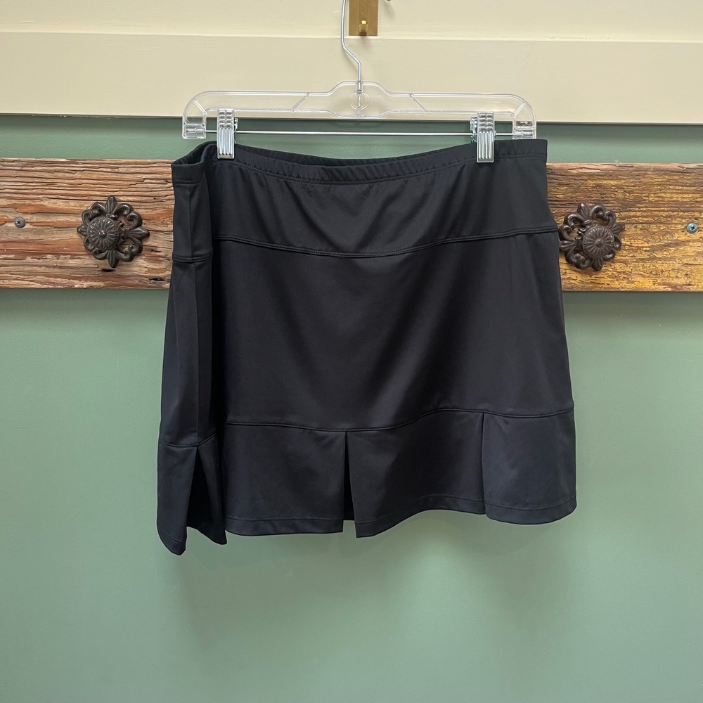 Tail Womens Black‎ Pleated Athletic Skort Tennis Golf Skirt XL